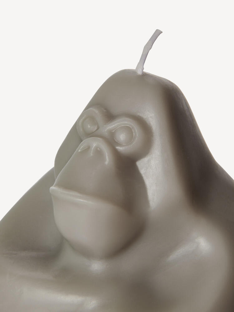 Gabba Gabba skulptur lys, H11,5 cm - grå